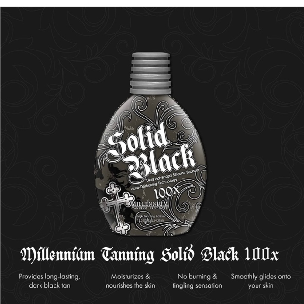 😎🖤Solid Black Dark Tanner Bronzer 🖤😎